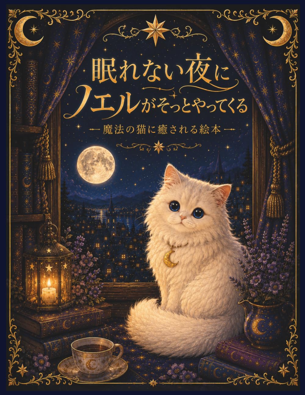 眠れない夜にノエルがそっとやってくる: 魔法の猫に癒される絵本