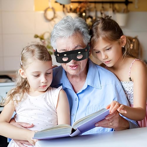 Miniatura 4 de Homoyoyo Lupas, 400% de aumento de prismáticos, gafas de ópera, binoculares manos libres, anteojos de aumento telescopio para conciertos, teatro,