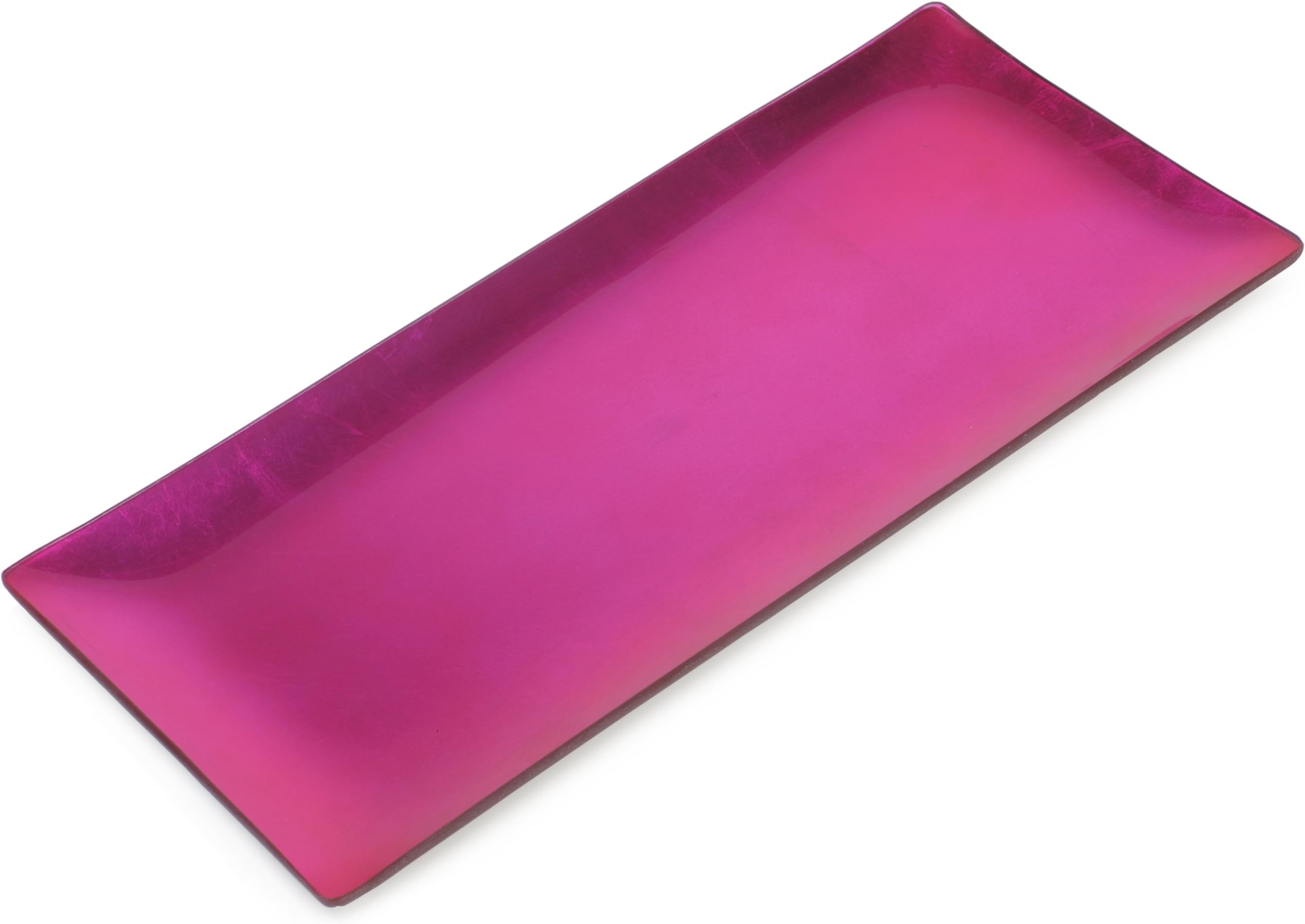 Condi Tray Hot Pink with Silver Foil Backing, 16.5 x 6.5-Inch