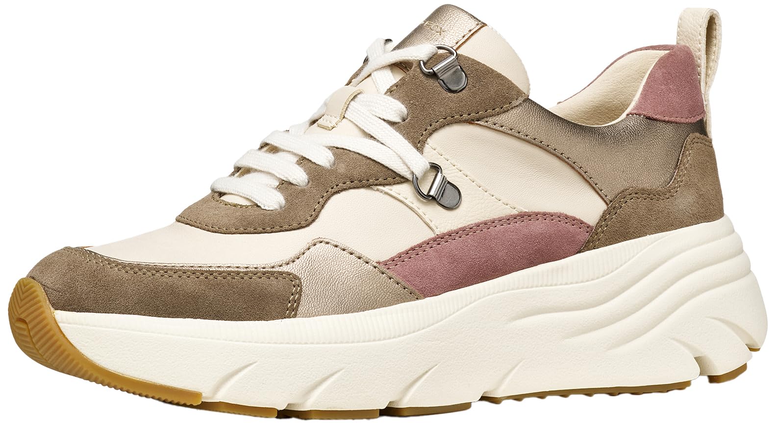 Geox Woman D DIAMANTA E Zapatillas Deportivas Dove Grey/Sand 41_EU