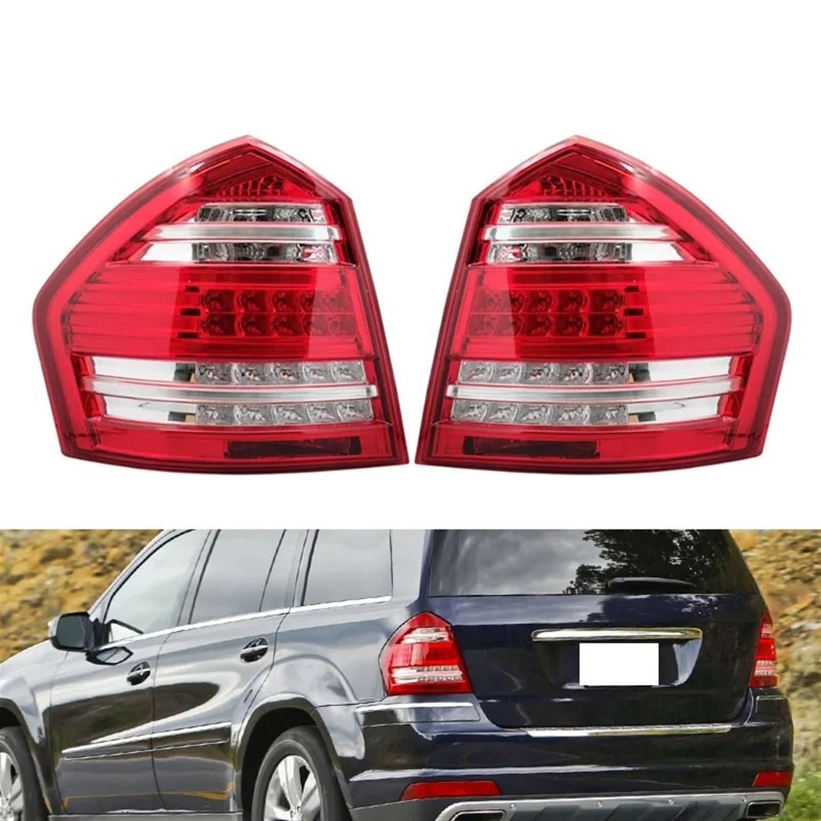 Amazon | 車のテールライト W164 GL 2009 2010 2011 LED リアブレーキ 