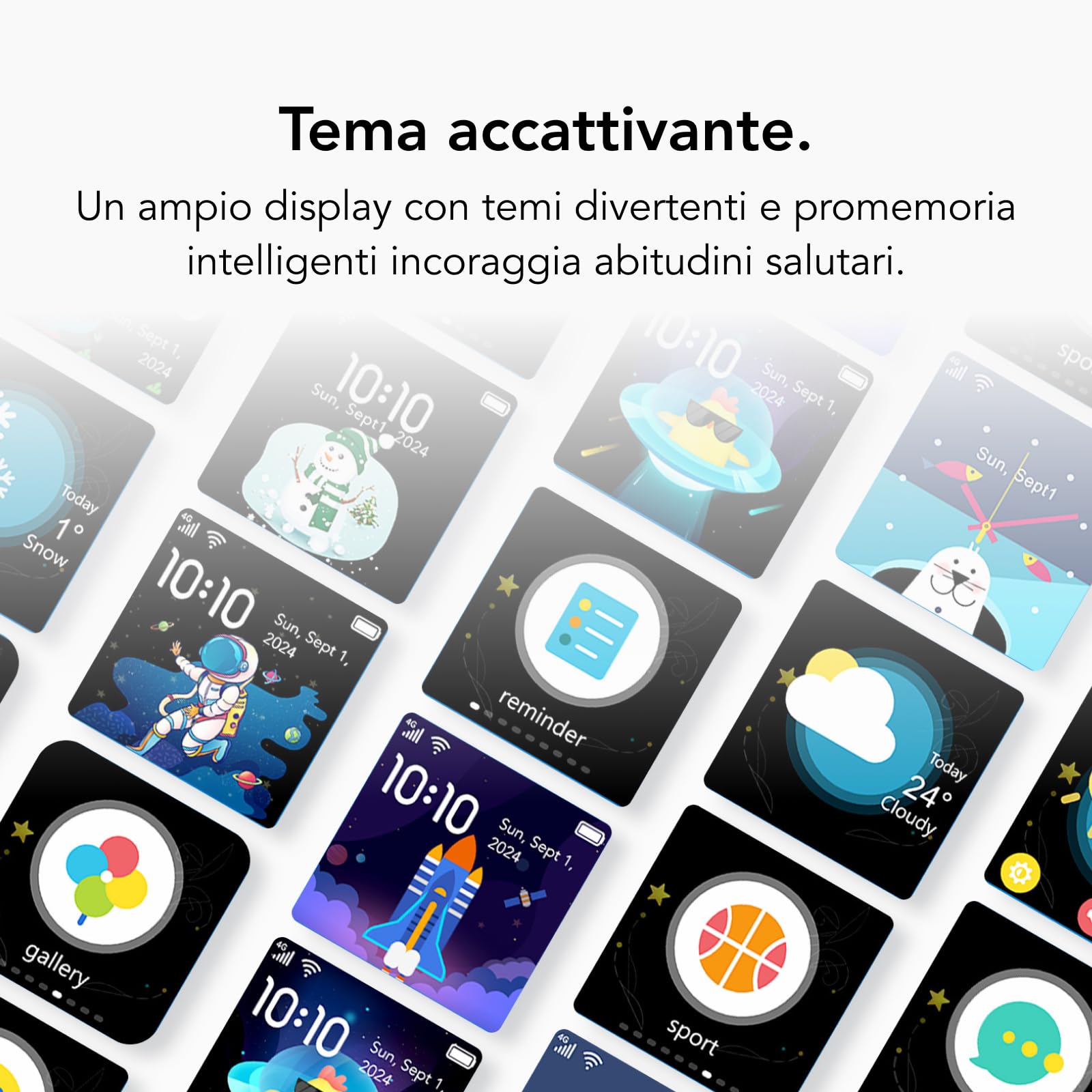 TCL MOVETIME MT46 - Smartwatch per bambini 4G, con Tracking GPS, Pulsante SOS, Fotocamera da 2MP, Fitness Tracking e Temi personalizzati, rosa