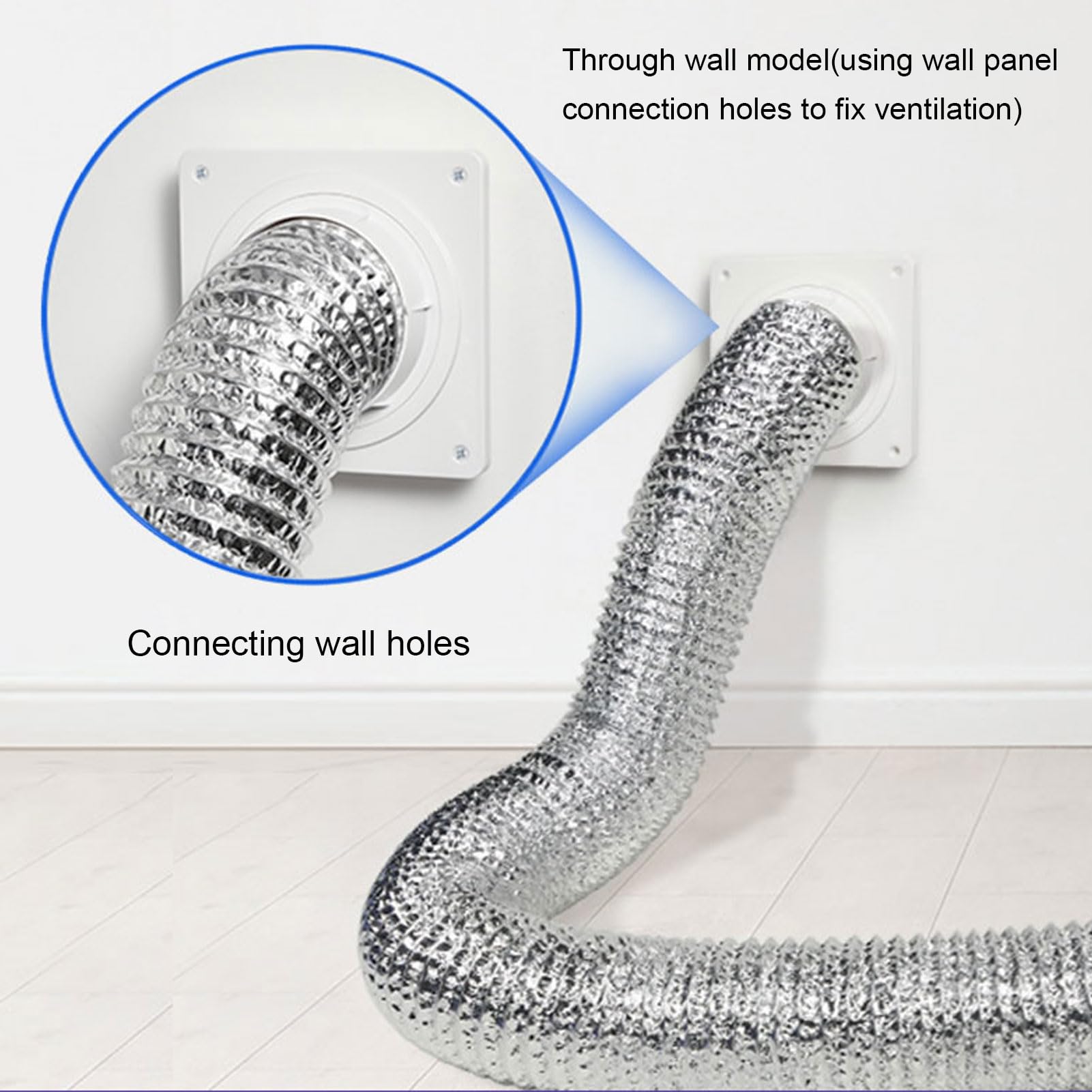 Kit de codo de placa de pared para ventilación de secadora de 4 pulgadas | Espacio reducido de 90 grados