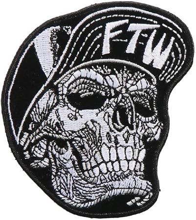 Amazon.com: Snapback Skull Patch 