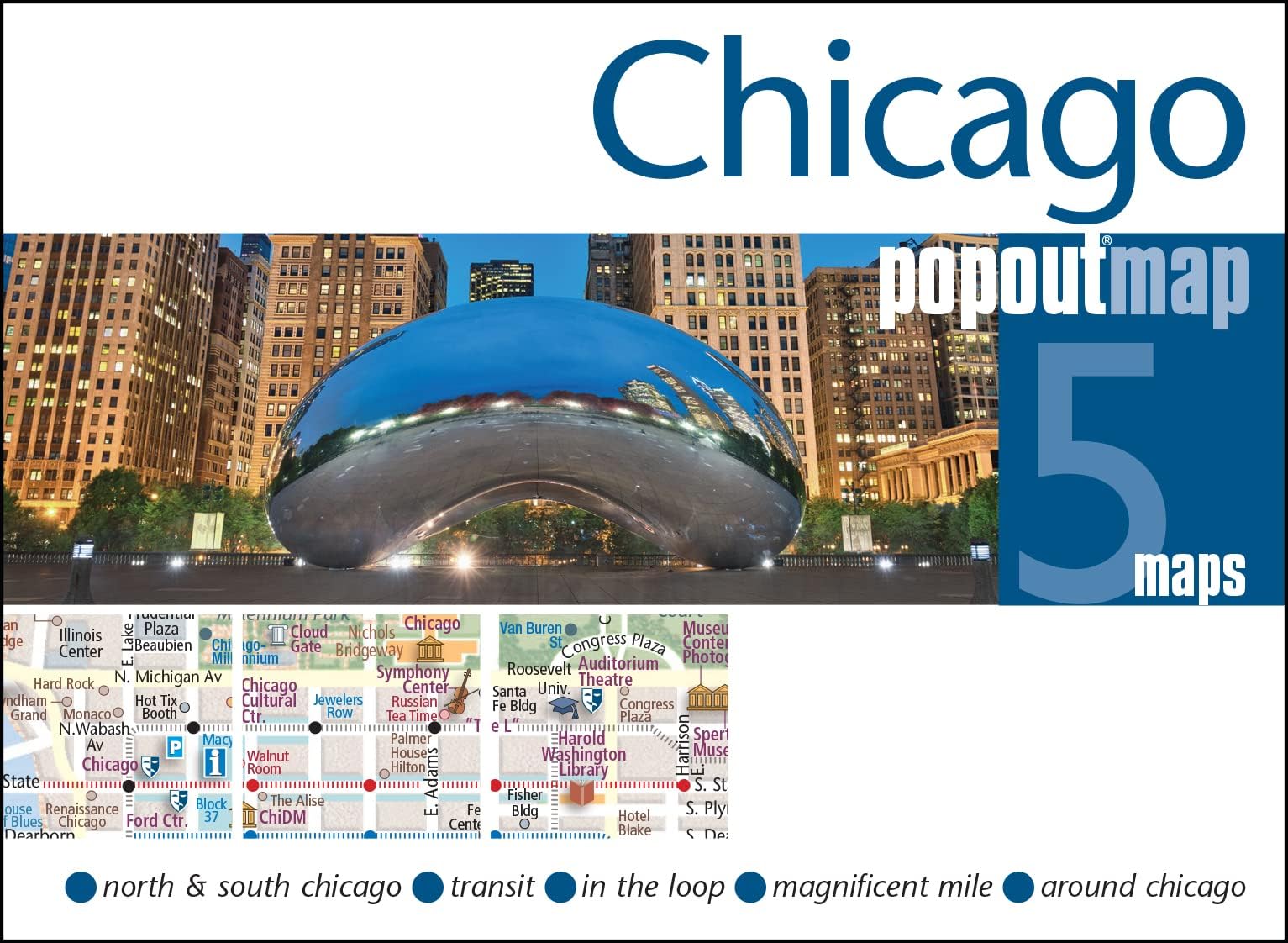 Chicago PopOut Map (PopOut Maps)