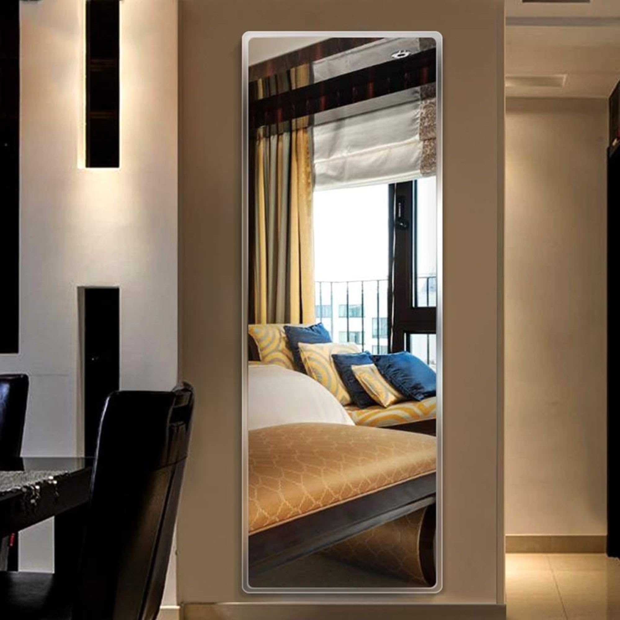 Full Length Frameless Mirror - Modern Home Decor -12