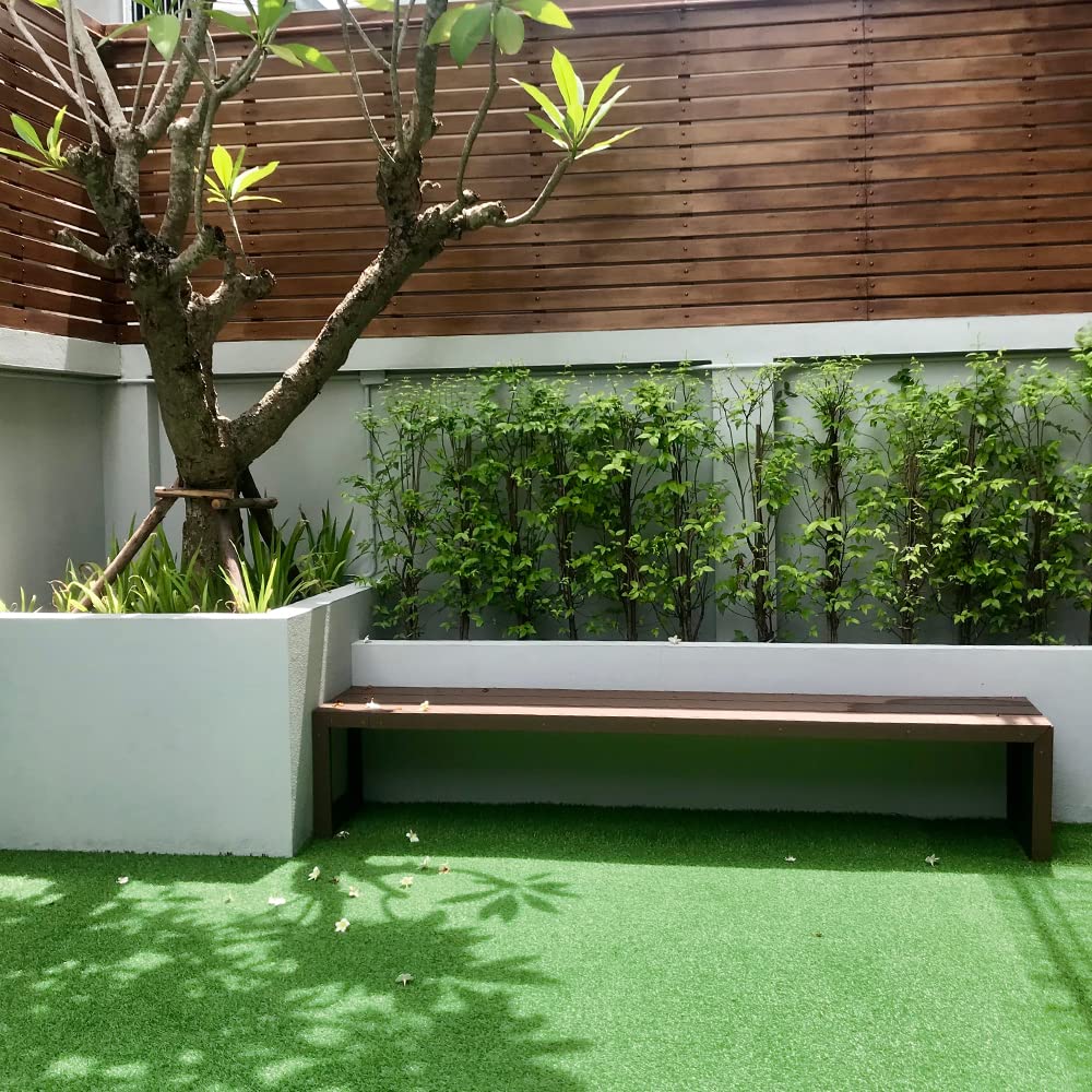 OLIVO.shop | GRASS GREEN Prato sintetico 7 mm, erba artificiale interno esterno drenante, tappeto erba finta H 1 mt (1x5 mt)