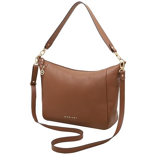 Bolsa Tote Transversal Feminina de Couro Bovino Legítimo Mariart Lagos