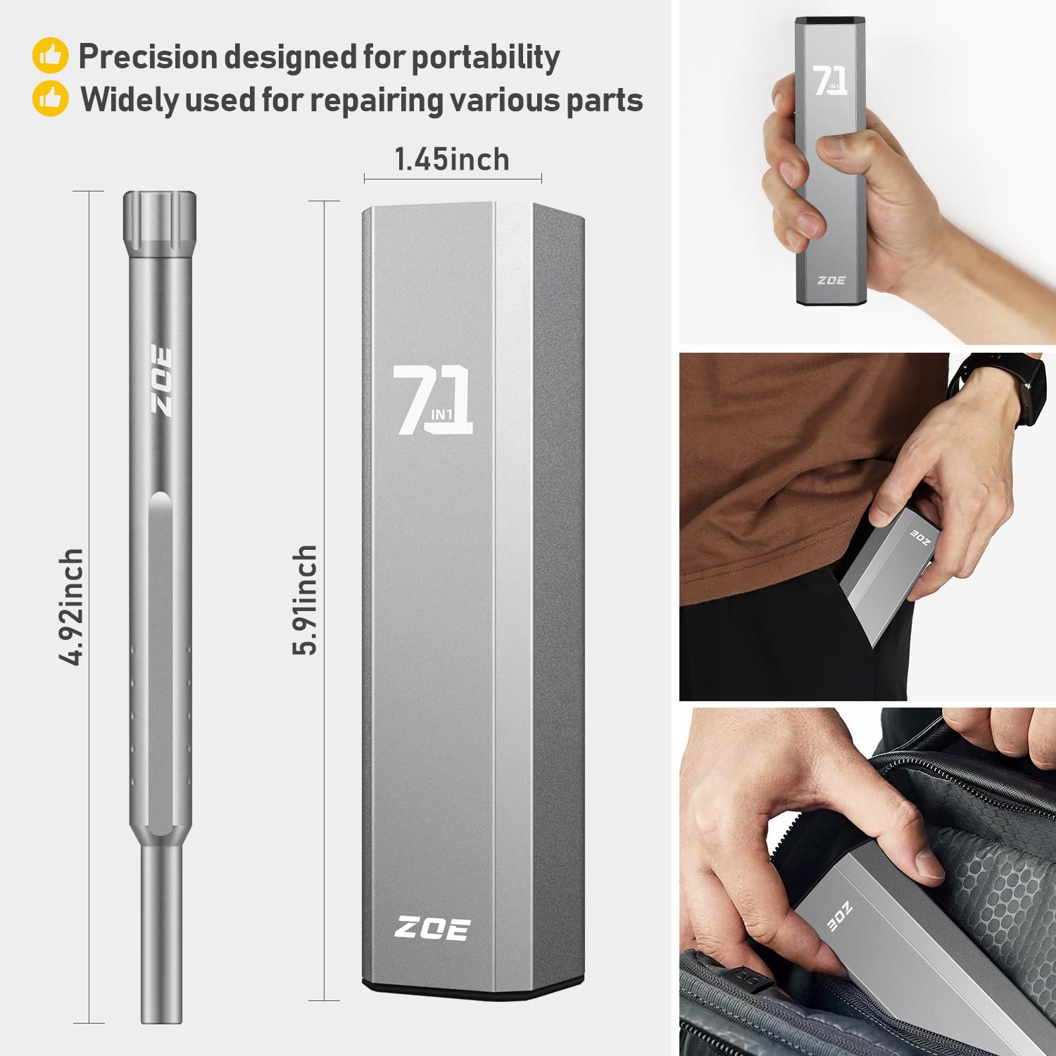 Zestaw wkrętaków precyzyjnych, 71 w 1 mały zestaw wkrętaków z etui i magnesem, mini zestaw wkrętaków magnetycznych do tabletów, komputera, telefonów, zegarków, PS4, zabawek, aparatów fotograficznych,