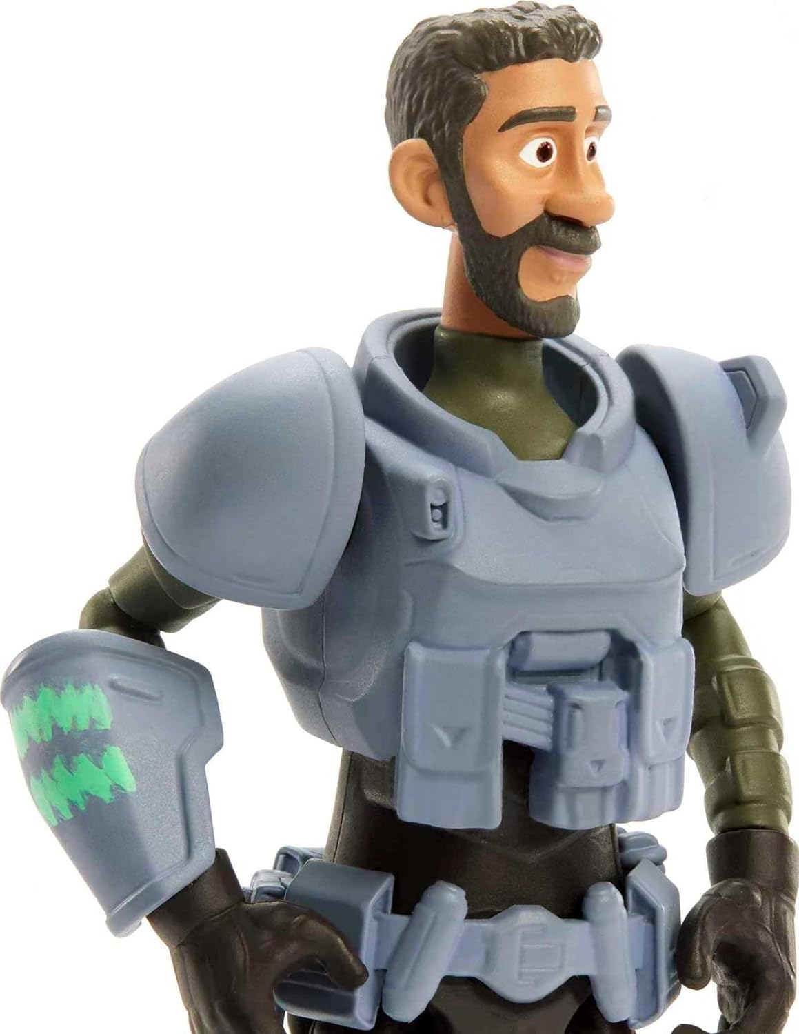 Mattel Disney and Pixar Lightyear Jr. Zap Patrol Mo Morrison Action Figure, 10 Points of Articulation & Accessories, 5-in Scale