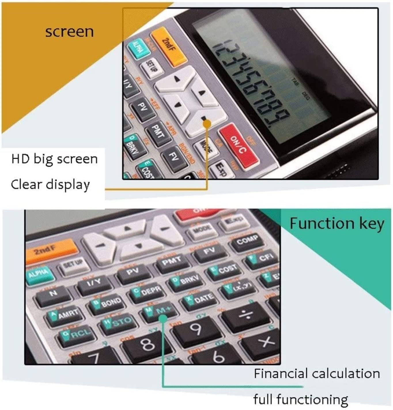 Calcolatrice Casa Ufficio Le Calcolatrici Scientifiche di Studio Multifunzionali Visualizzano Il Calcolatore Test Finanziario Professionale Perfetta per Scuola