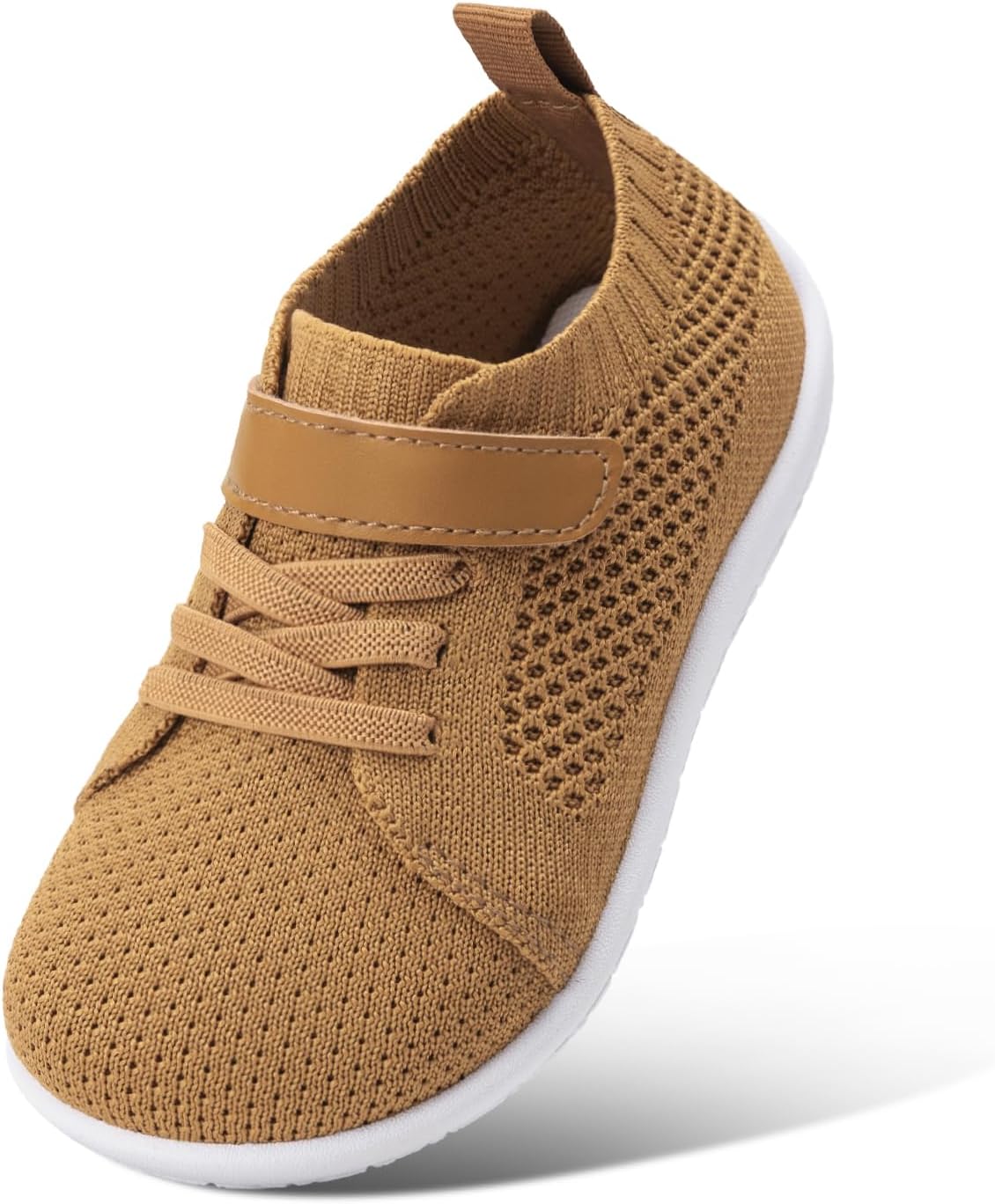 Toddler Boys Girls Wide Barefoot Shoes Walking Sneakers Breathable Kids Tennis Shoes with Hook and Loop-1164