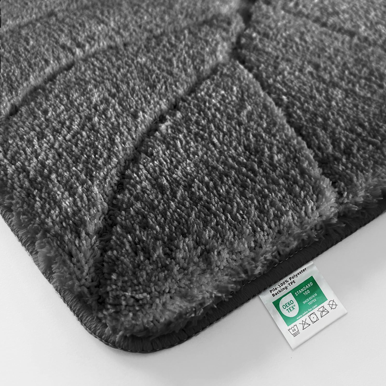 KARAT Tapis De Bain Doux Et Antidérapant – Séchage Rapide, Lavable à 40°C, Certifié OEKO