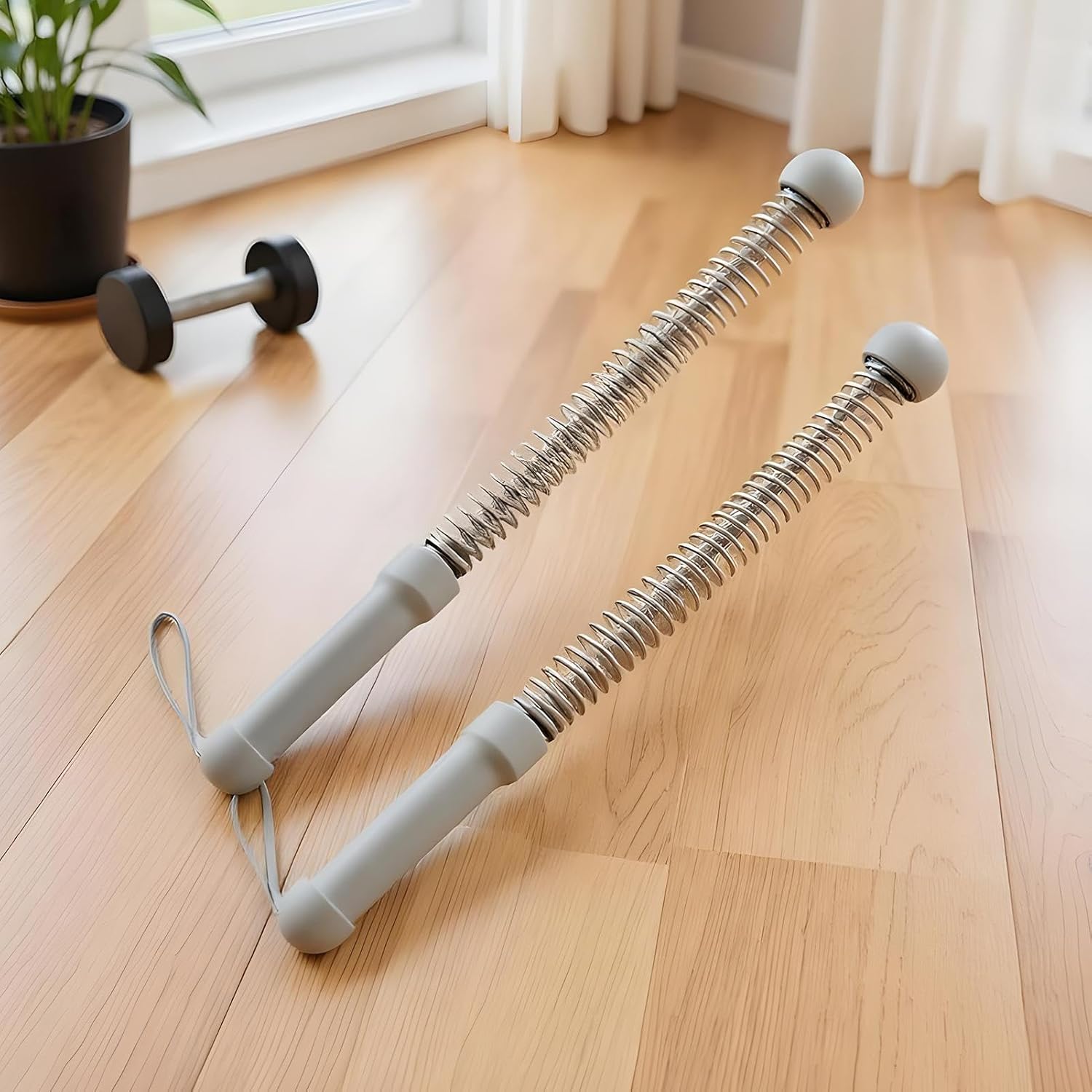 Portable Cordless Battle Ropes, High Intensity Arm Trainer, 10FT Workout Rope with Non Slip Handles, Cooking with Compact Design, Powerful Full Body Workout Tool, Fitness Equipment