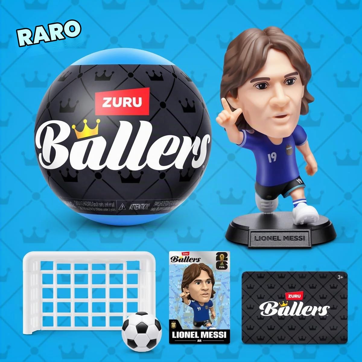 ZURU FIFA World CUP 2026™ Ballers, paquete de 4, para edades de 3 años en adelante