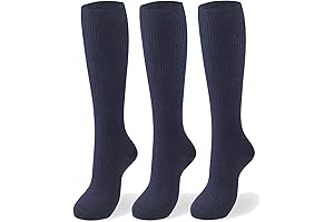 Blue Dorothy Knee High Socks for Girls Inspired by Wizard of Oz