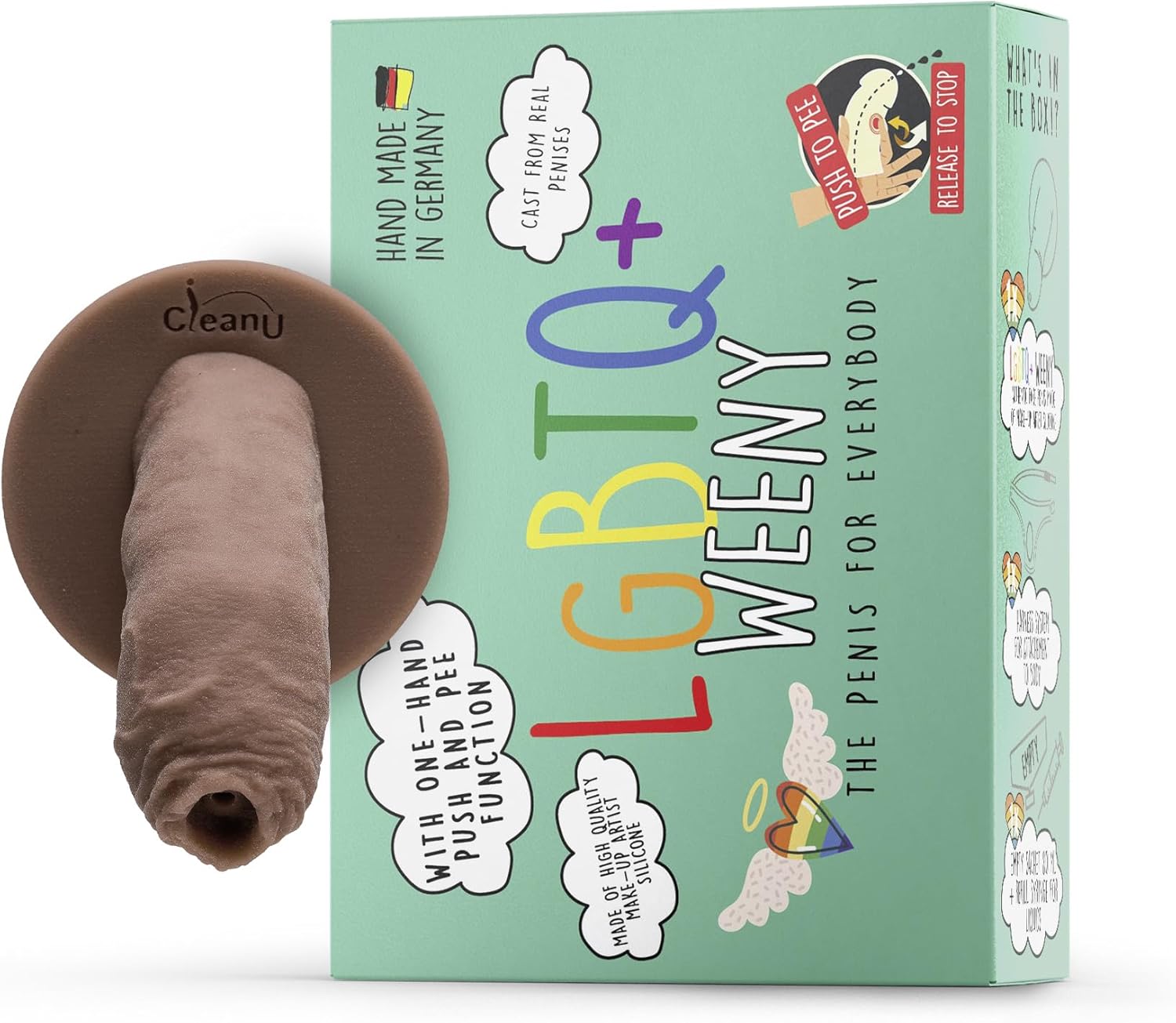 LGBTQ+ Weeny FTM STP Silikon Packer (deep Bronze Beast)