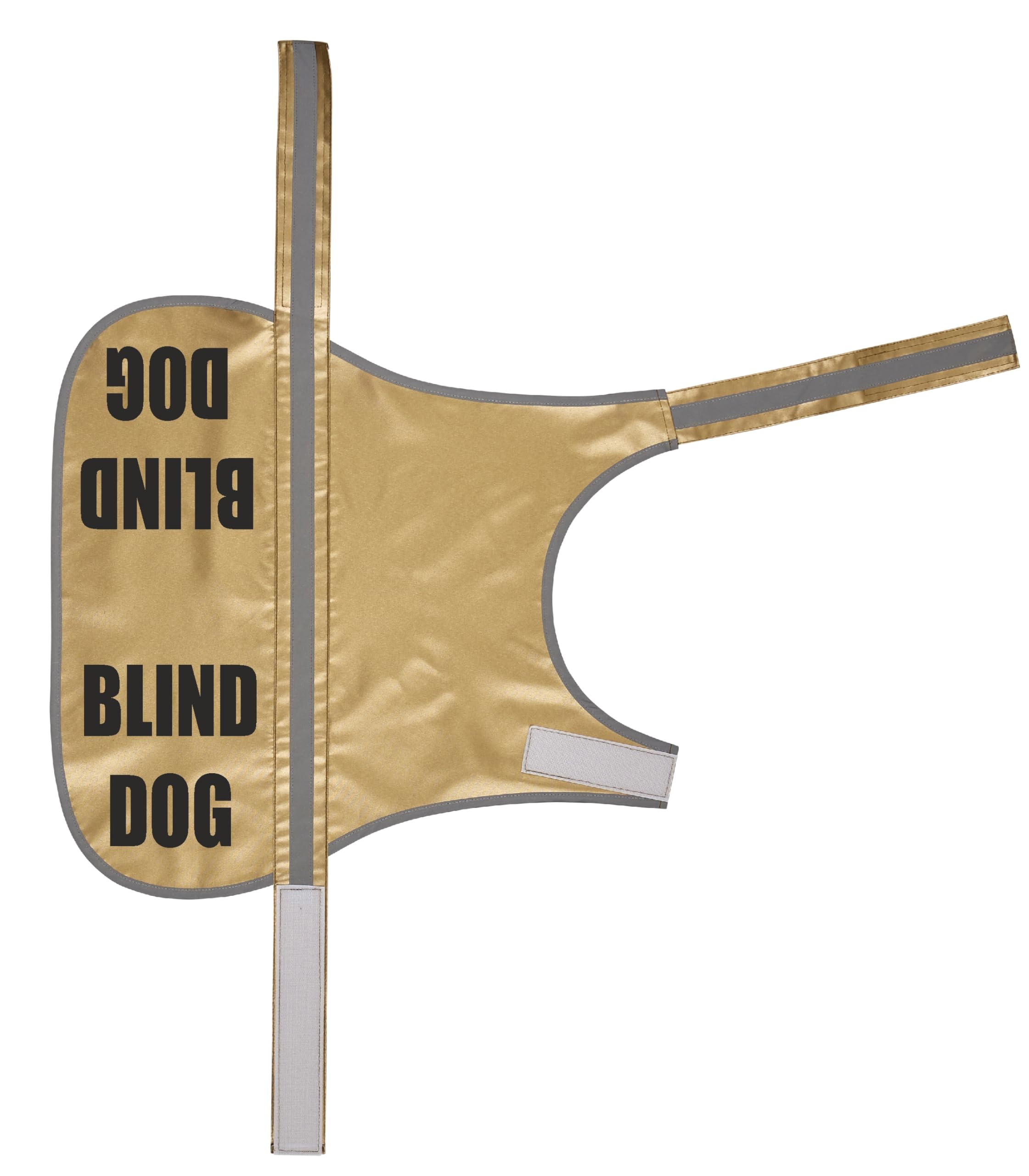 Flexi-Print Blind Dog Vest - Personalised Dog Hi Vis Vest Reflective Dog Coat, Service Dog Vest, Nervous Dog Products, Dog Hi Viz, Reactive Dog Warning, Dog Training Vest, Dog Walking Accessories — image 1