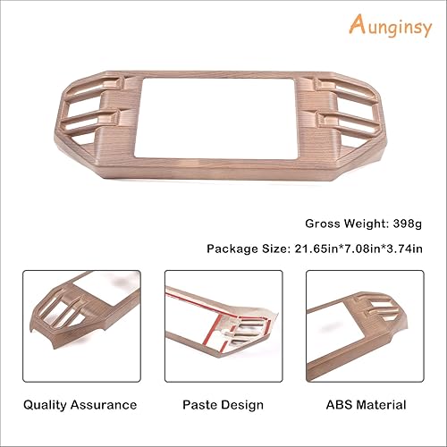 Vista 28 de Cubierta de salida de aire lateral para consola central de automóvil, compatible con Toyota Tundra 2022+ Sequoia 2023+ cubierta de panel de aire