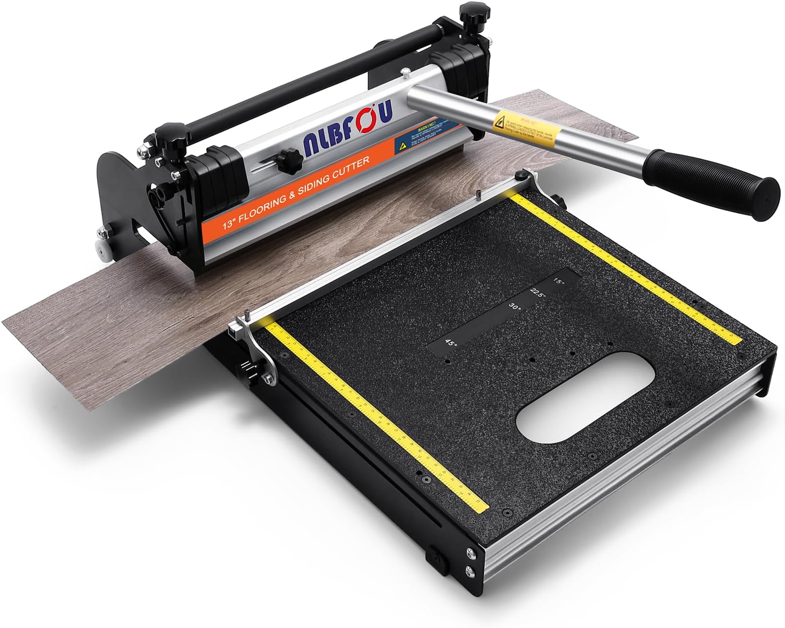 NLBFOU 13" Pro Vinyl Floor Cutter for LVP, LVT, SPC, PVC,VCT, WPC and Rigid Core Vinyl Plank Flooring,Honing Stone Included
