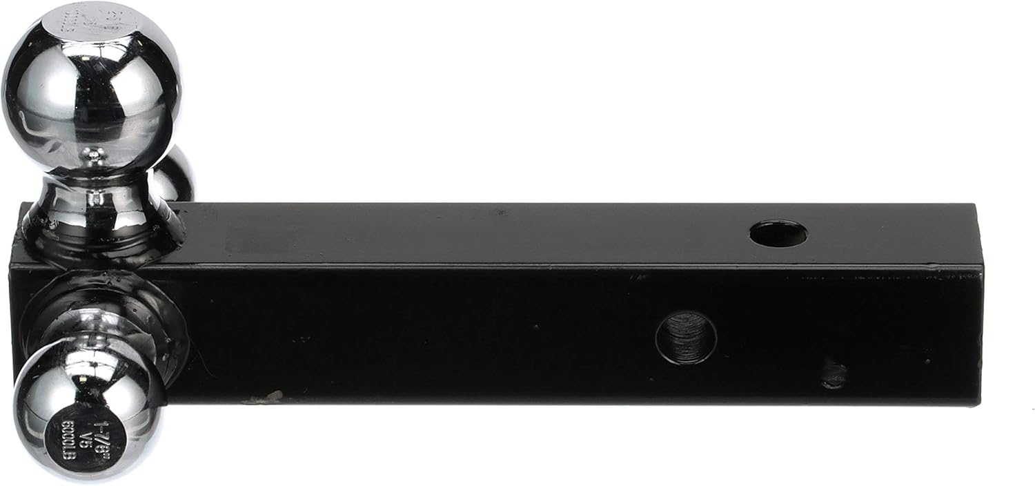Seachoice Tri Ball Mount Solid Shank Trailer Hitch, 2 in., Chrome