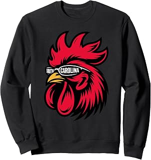 South Carolina Rooster Sunglasses Bold State Pride Mascot Sweatshirt
