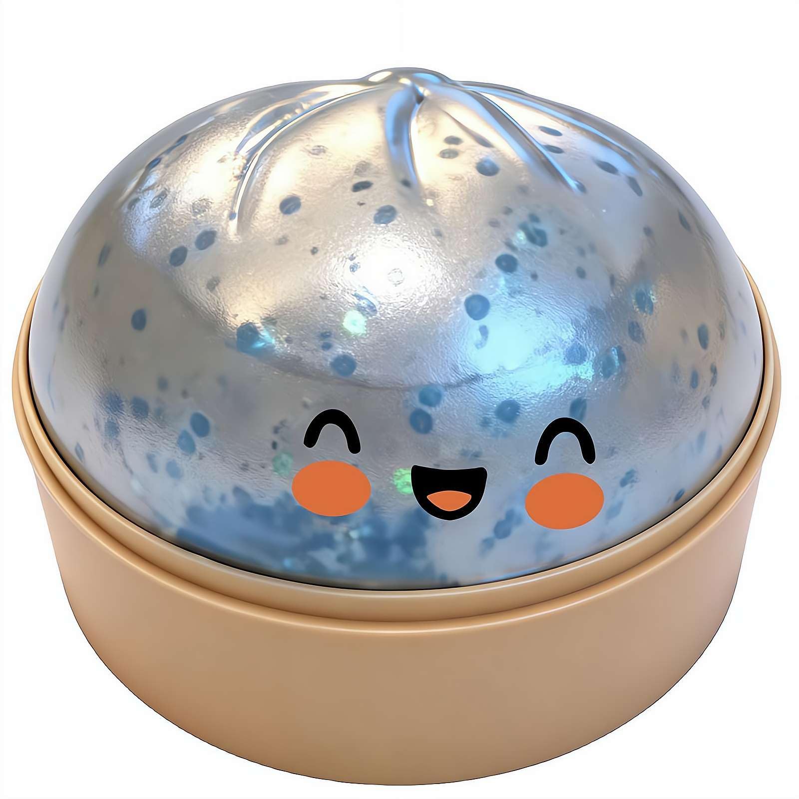 Glitter Dumpling, Mystery Dumpling Box with Colorful Dumplings Stress Balls, Soft Sensory Fidget Toy for Anxiety Relief, Cute Dumplings Decompression Dough for Adults Teens, Easter Basket Stuffers — image 1