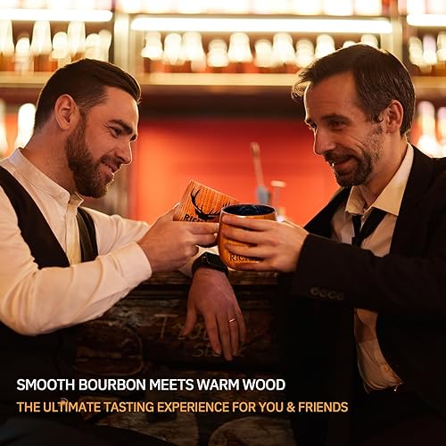 Miniatura 4 de Vasos de whisky de madera personalizados, regalos de bourbon carbonizado grabados personalizados para hombres que lo tienen todo, vaso para beber,