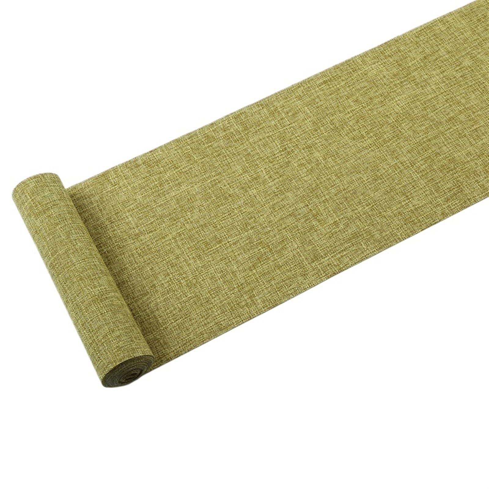 Table Runner Table Runner Waterproof Linen Natural Cloth for Wedding Party Restaurant Decor TV Cabinet Decorations(Green,40X180cm)