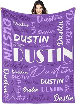 Personalized Blankets for Kids with Names Customized Blankets with Name for Adult Custom Blanket Gift for Birthday Christmas Valentines Day Gift