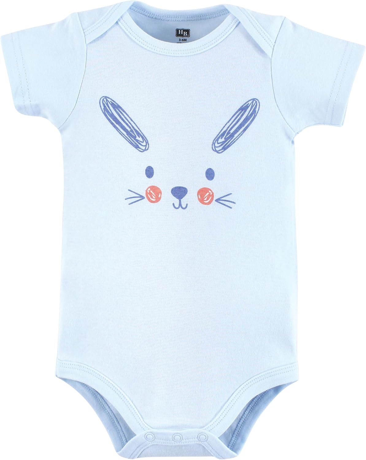 Hudson Baby Unisex Cotton Bodysuits, Egg Hunt, Newborn - Image 3