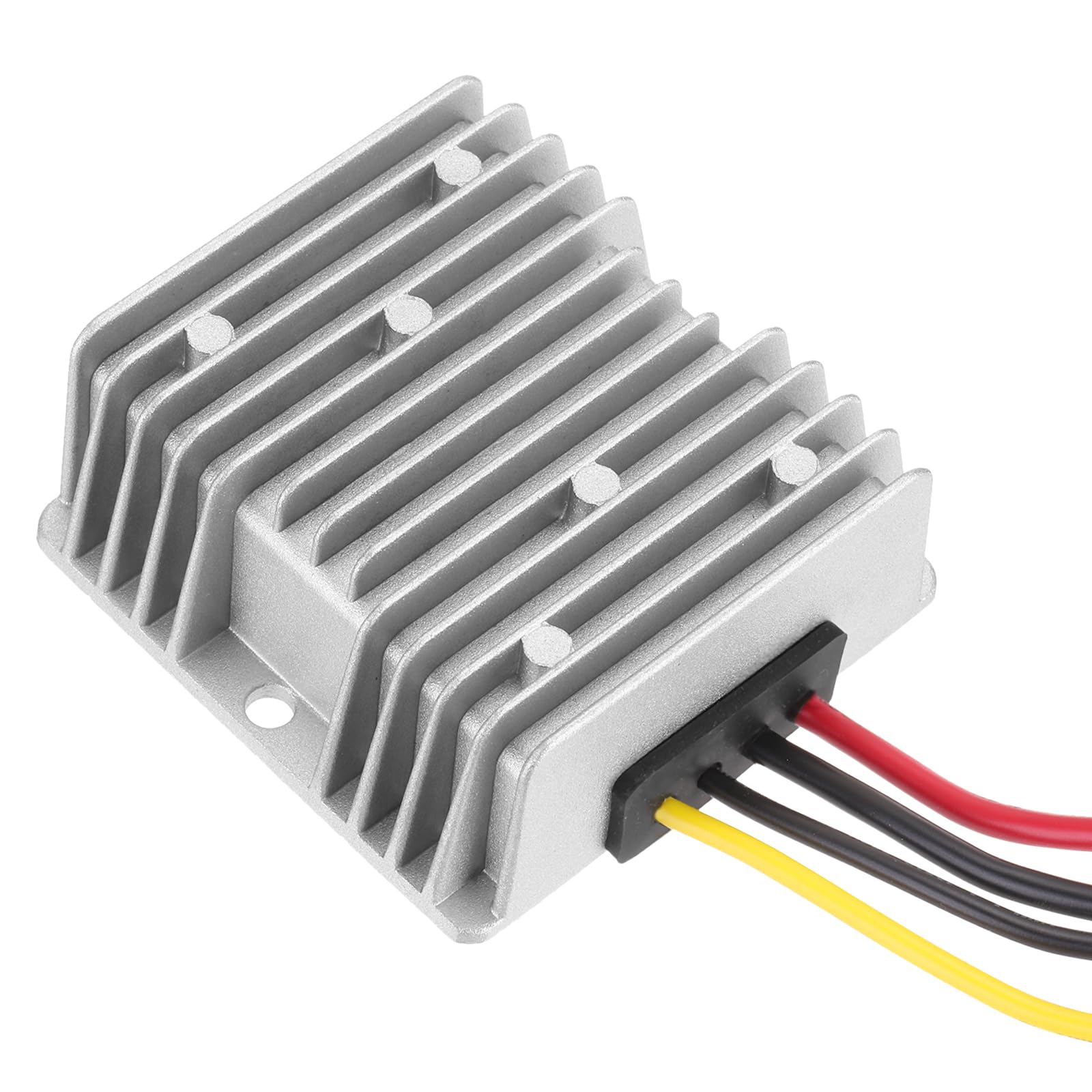 QUARKZMAN Przetwornica napięcia DC 12 V na DC 48 V, 5 A, 240 W, step up, regulator napięcia, IP67, wodoszczelny transformator, zasilacz, moduł sieciowy do samochodów osobowych, ciężarowych, instalacji