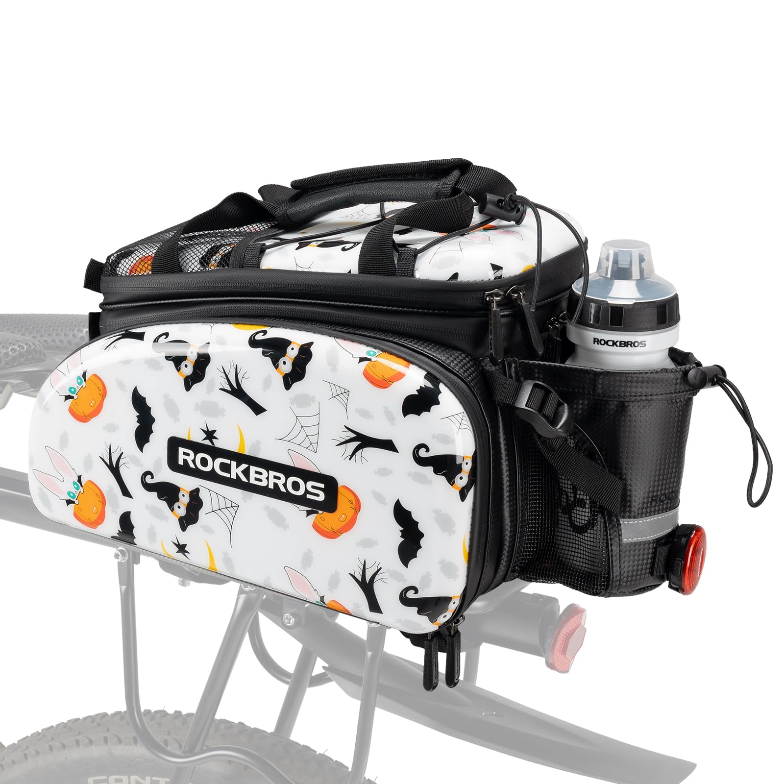 ROCKBROS 17L-35L Bike Pannier Bag Waterproof Double Side Storage Bag Multi-Function Bicycle Rear Seat Trunk Panniers with Rain Cover