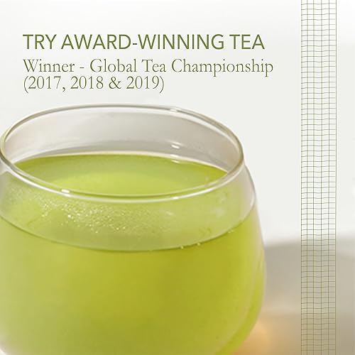 Miniatura 6 de Nozomi Té verde japonés de hojas sueltas (3.5 onzas)  Vegano de origen único rico en antioxidantes Kabuse Sencha Té verde orgánico