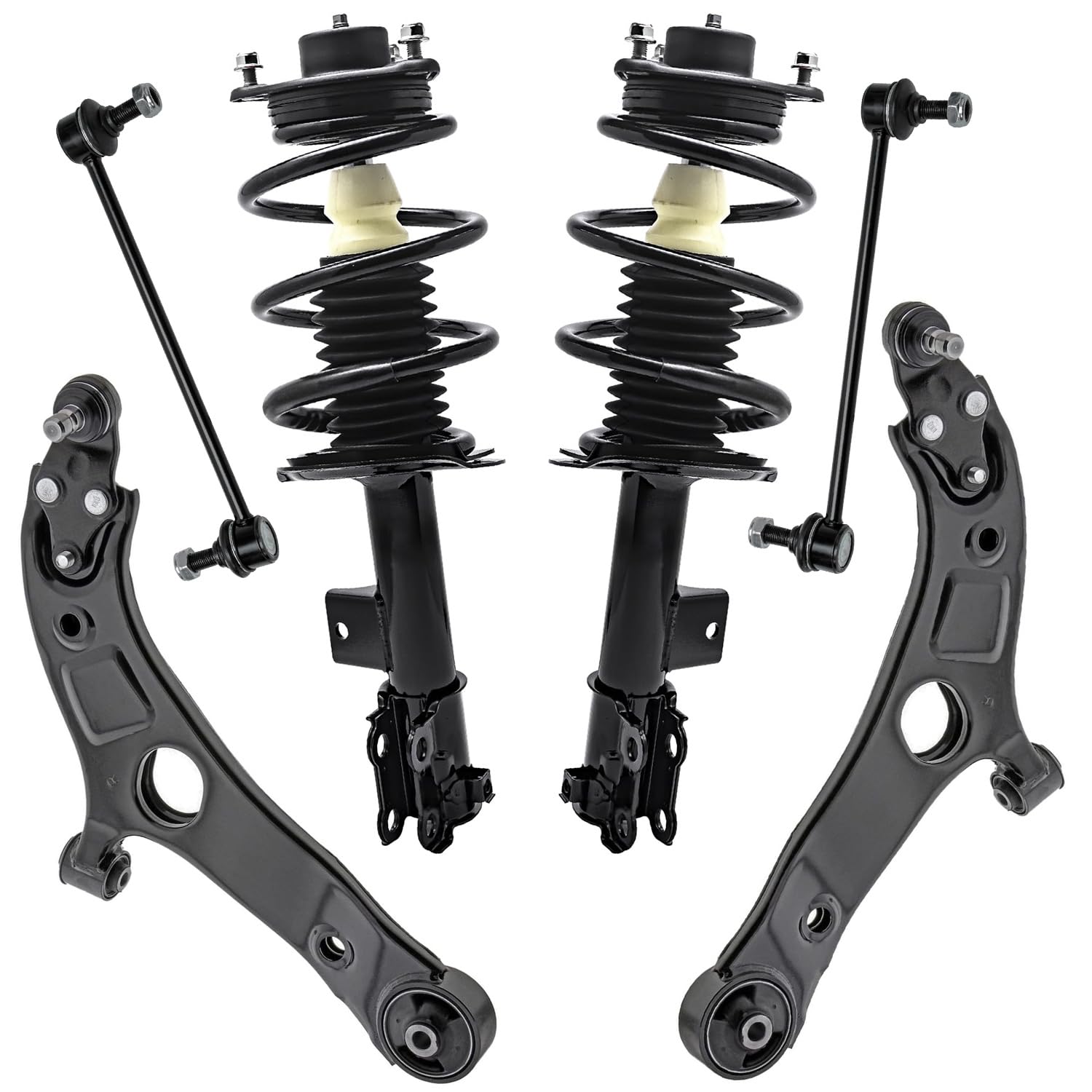 Detroit Axle - 6pc Front End Suspension Kit for 2012-2014 Hyundai Sonata
