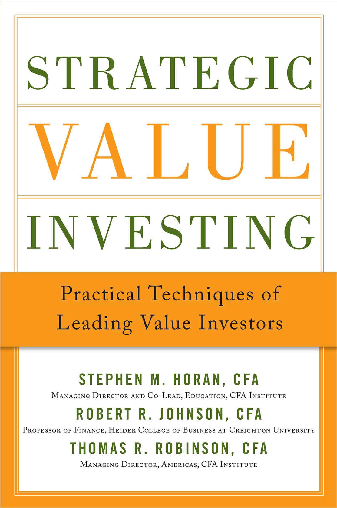 Strategic Value Investing (PB): Practical Techniques of Leading Value Investors