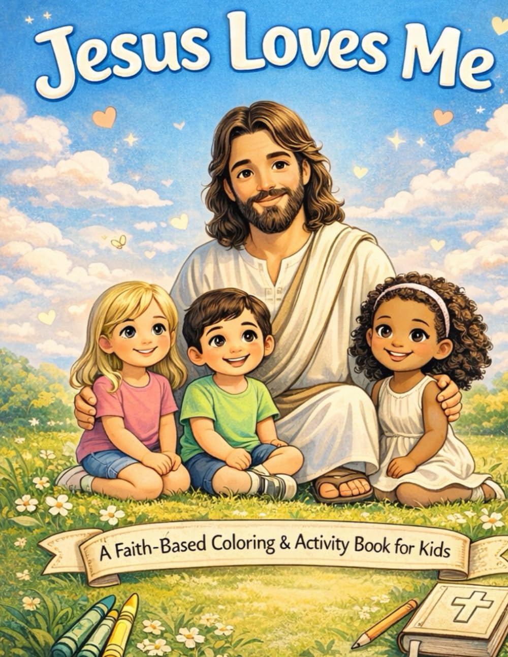 Jesus Loves Me: A Faith-Based Coloring and Activity Book for Kids