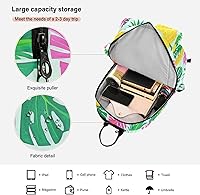 Vista 6 de Tennis Racquet Ball Bag Breathable Summer Pineapple Palm Leaf Blue Multiple Tennis Badminton Racket Bag for Tennis, Badminton, Pickleball raquetas