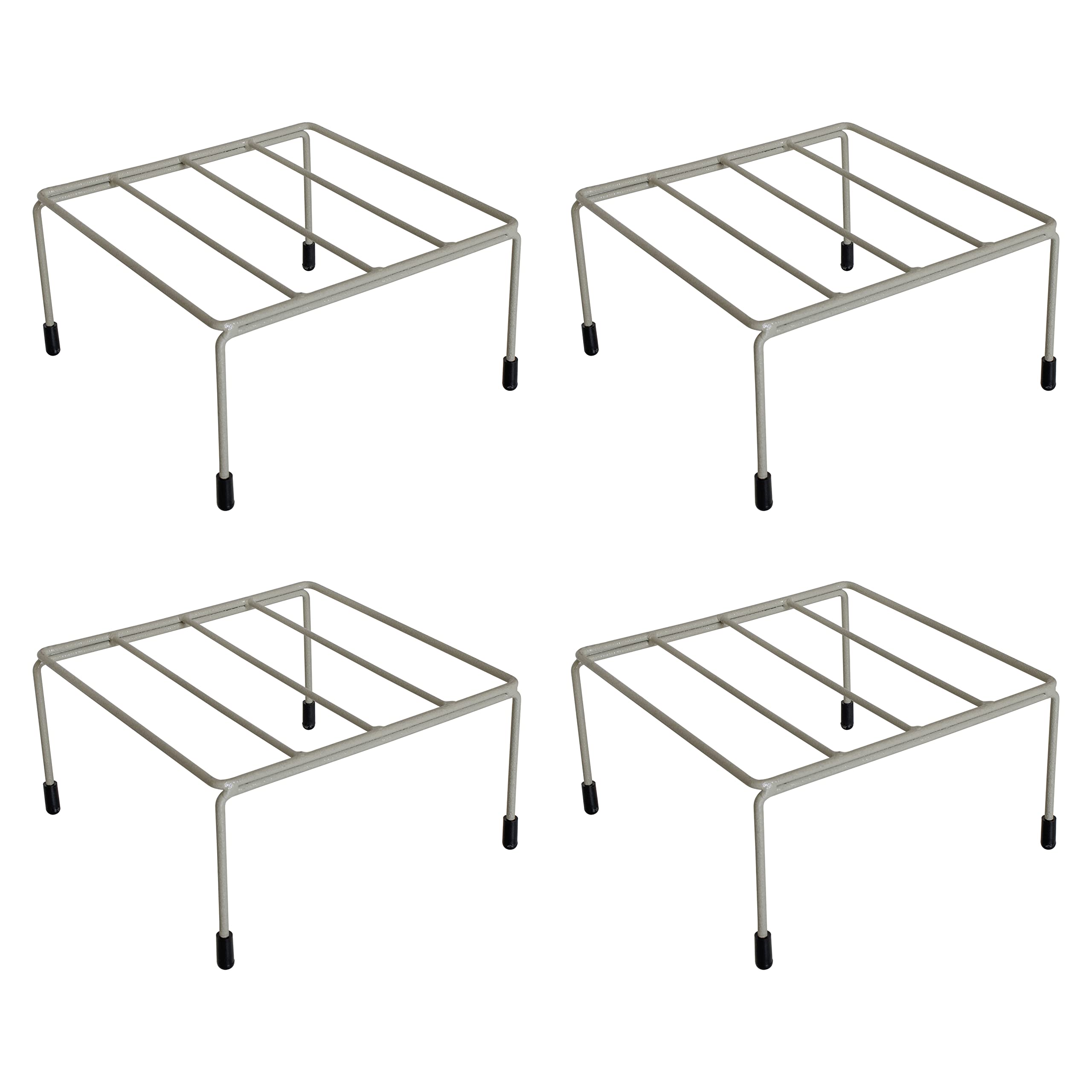D&V ENGINEERING - Creative in innovation Metal Square Plant Stand Flower Pot Stand, Size: Width-21cm, Height-11.5 cm (Pack of-4) Grey (B08R9L29DX) Amazon Price History, Amazon Price Tracker