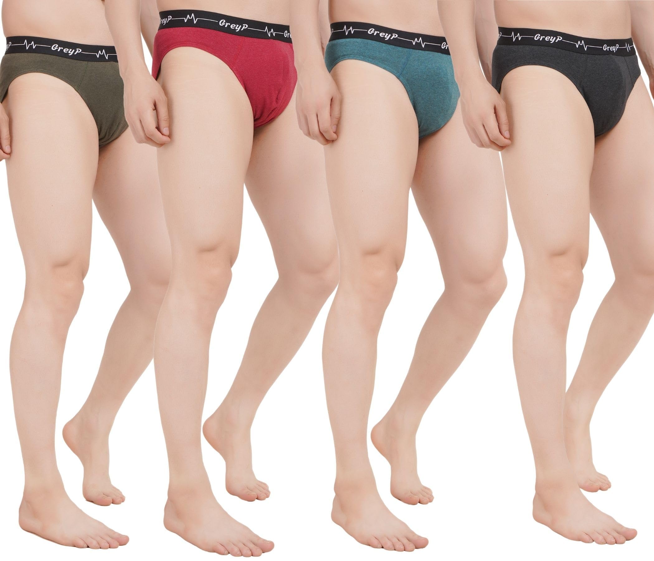 greyp Men’s Cotton Brief Underwear | Soft & Breathable Fabric | Comfortable Fit with Support | Tag-Free & Skin-Friendly | Size S, M, L, XL, XXL-picture-17
