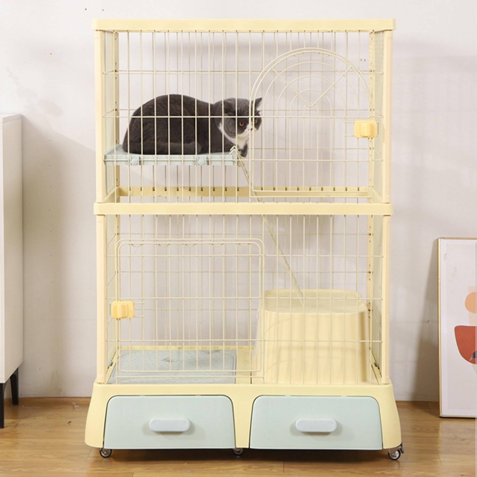 Cage pour chat d'intérieur et extérieur : offrez un grand espace de jeu à votre furet