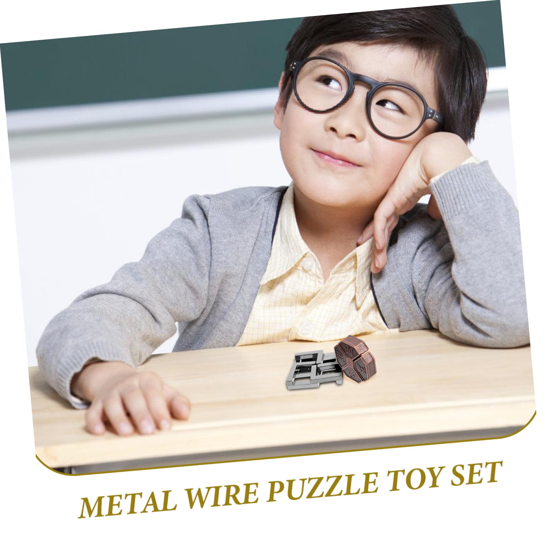 Mikinona Set di 9 Rompicapi Metallici 3d Brain Teaser Puzzle Gioco di Logica per Adulti Lega di Zinco, Pezzi Piccoli e Leggeri per Giochi di Creatività in Famiglia e Durante le Feste