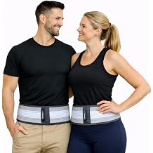 SI Joint Belt for Women & Men, Sacroiliac Hip Support Brace for Sciatica, Pelvic Stability & Lower Back Support Adjustable Compression Belt for Daily Movement 30-40