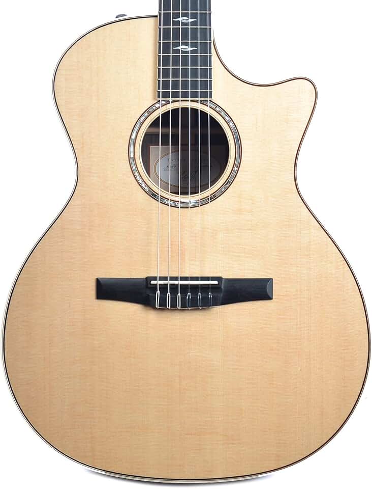 Taylor 814ce-N Grand Auditorium Cutaway Nylon-String - Natural Sitka Spruce Top