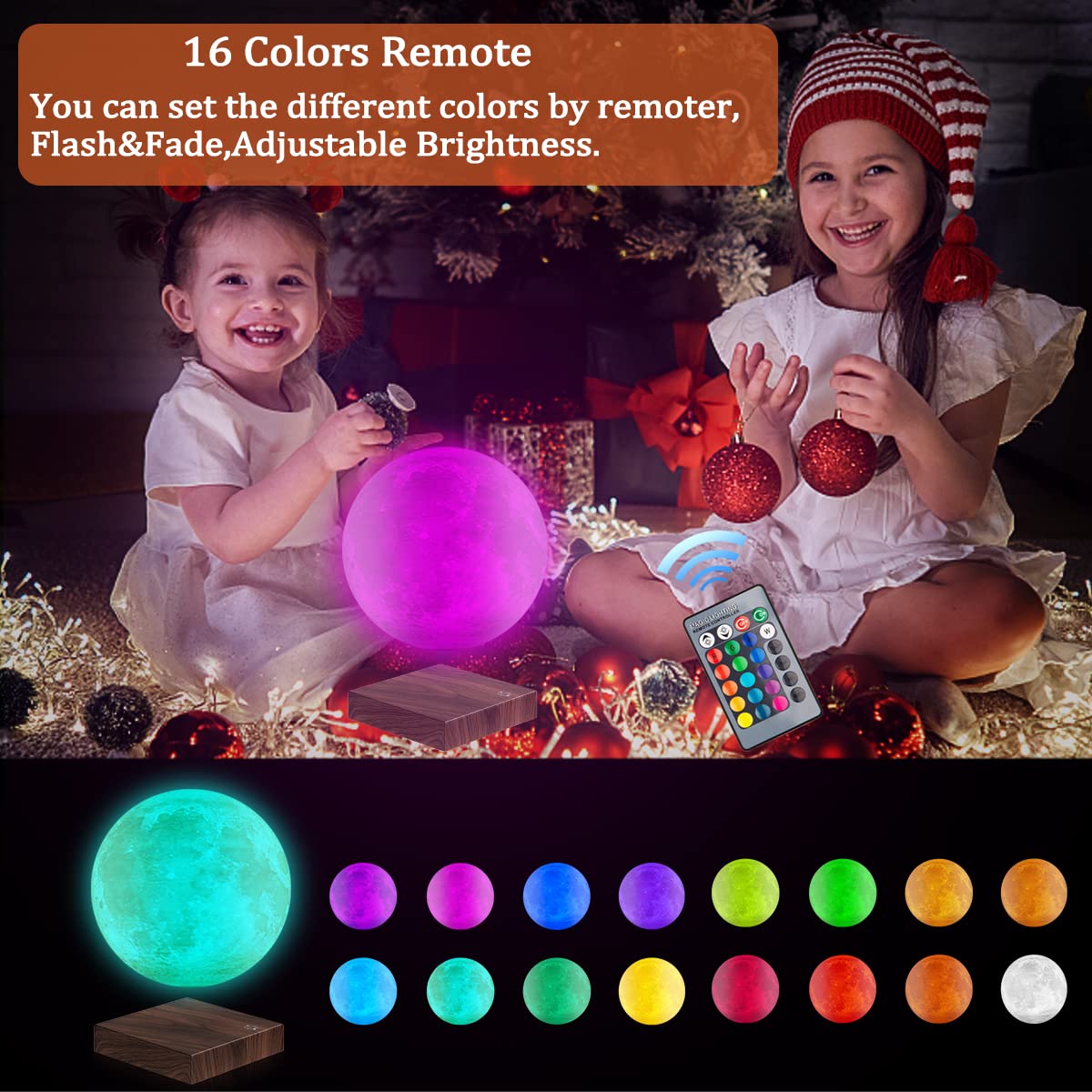 Amazon.co.jp : 浮遊する月ランプ 磁石式フローティングムーンライト