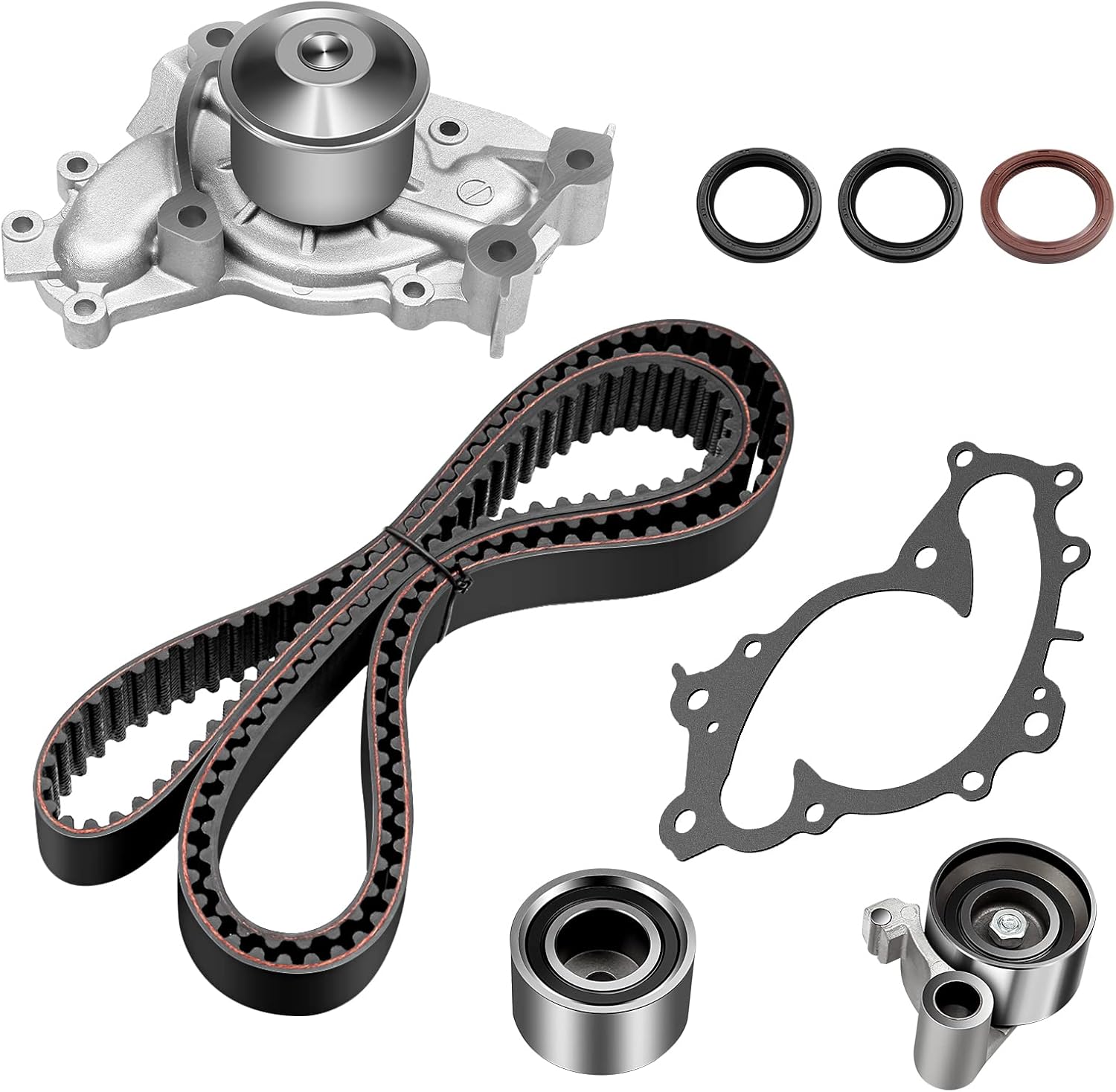 3.0L Timing Belt Kit w/Water Pump Fit for 1999 2000 2001 2002 2003 for Lexus for RX300 1994-2001 Toyota for Camry 1999-2003 for Toyota for Solara Replace Timing Belt OEM - PCI:TS26257