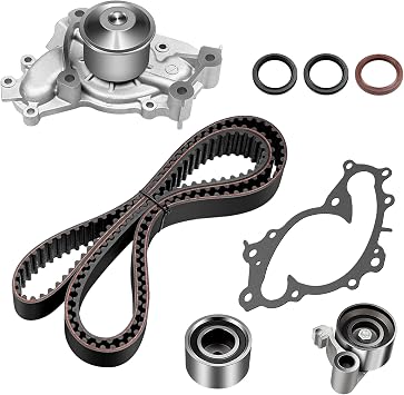 3.0L Timing Belt Kit w/Water Pump Fit for 1999 2000 2001 2002 2003 for Lexus for RX300 1994-2001 for Toyota for Camry 1999-2003 for Toyota for Solara Replace Timing Belt OEM - PCITS26257