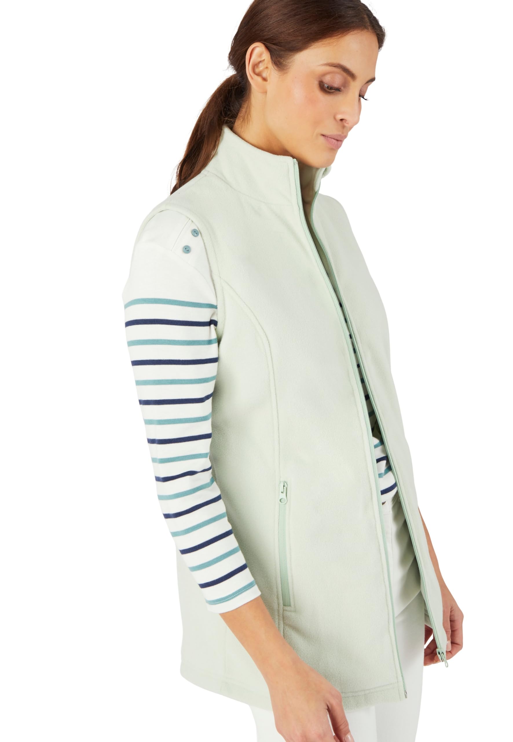 Damart - Thermolactyl Fleece Gilet, Light Pink, 22/24