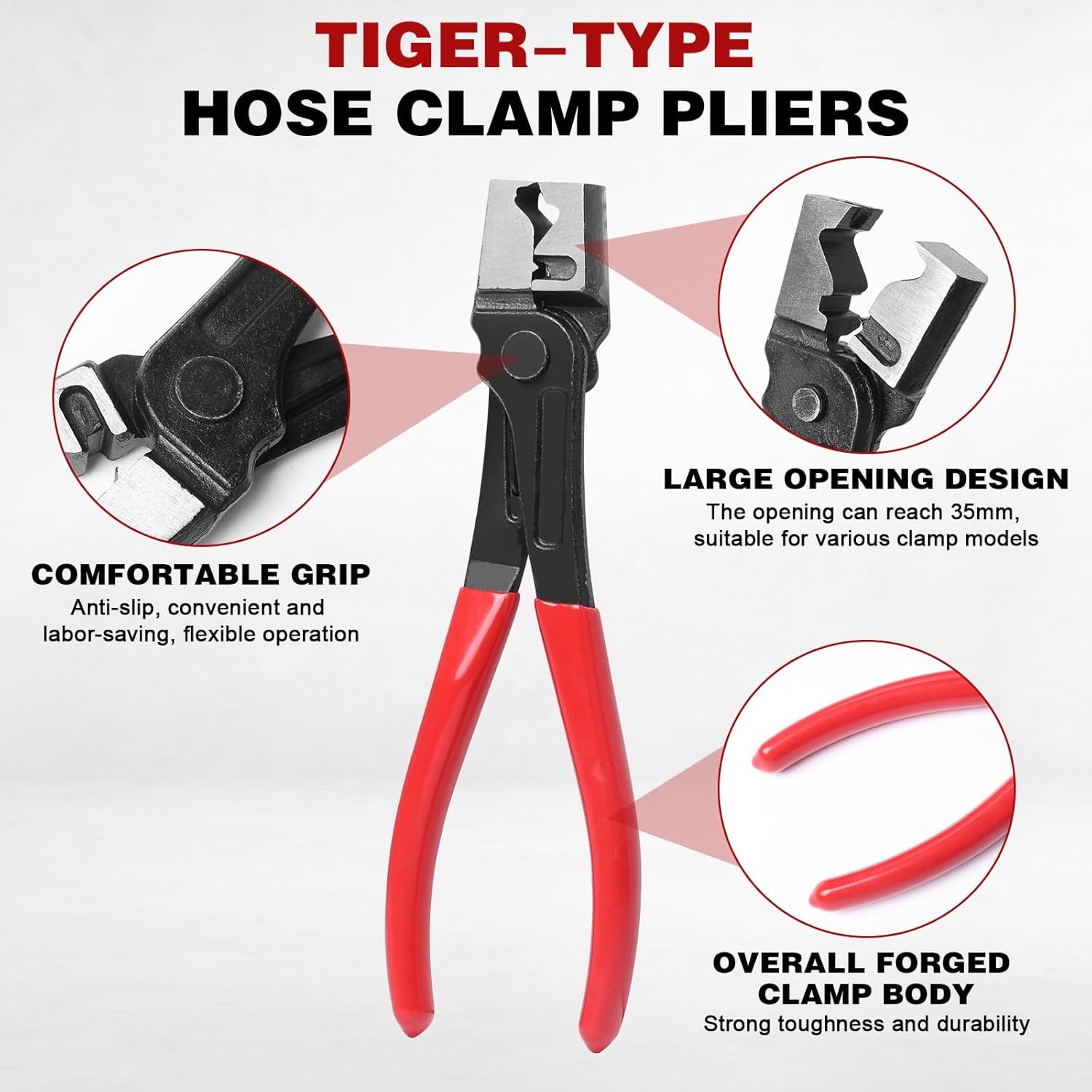 Electrical Disconnect Pliers, Electrical Connector Separator Tool, Automotive Electrical Connector Pliers and Line Clip Remover Tools for Cars, Trucks Repair with Rapid Disconnector (4 Pcs Set)