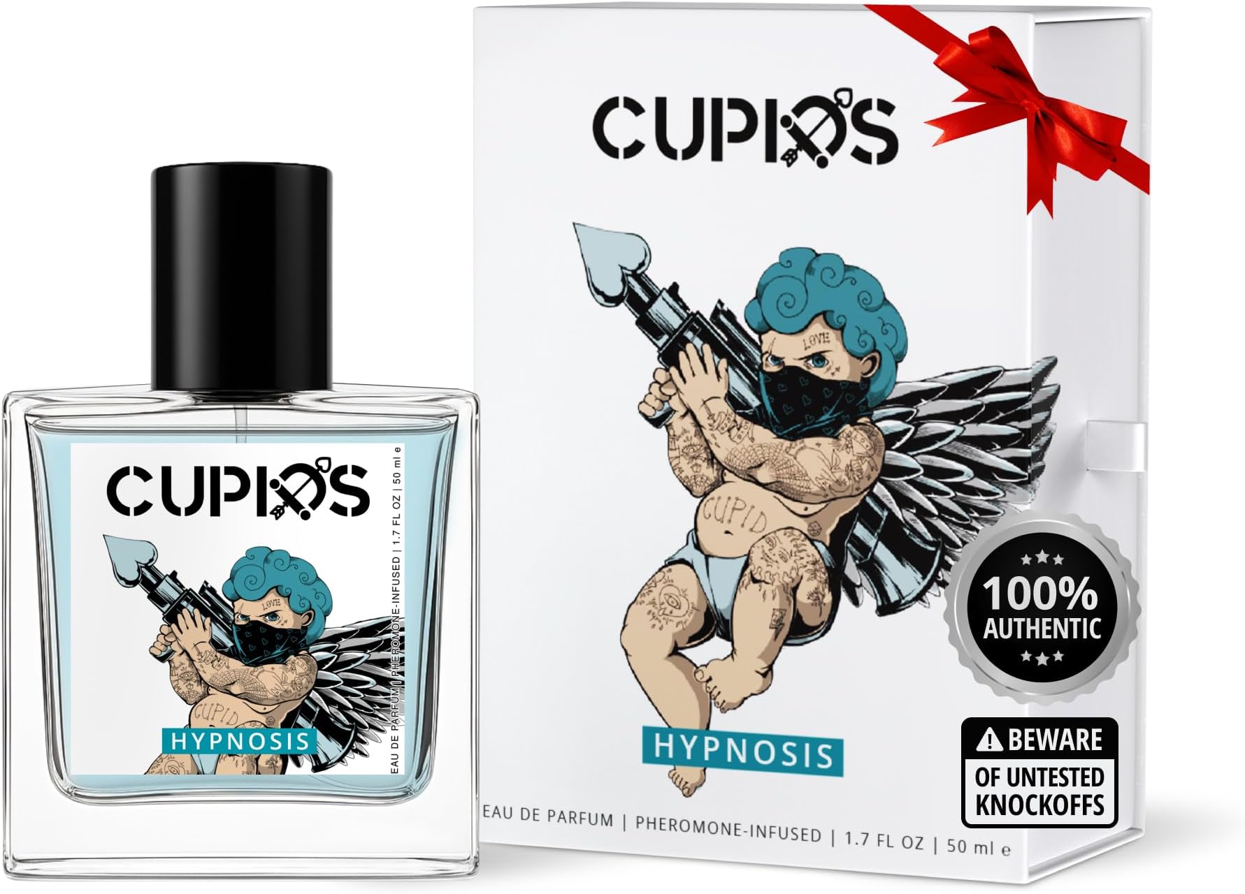 Cupids Original Edp Hypnosis 2.0 Eau de Cologne with Pheromone Infusion for Scent, Pheromone Perfume, 50 ml